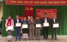 Bản Muỗng xã Trung Xuân công bố bản đạt chuẩn nông thôn mới năm 2018