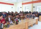 Tổ đại biểu HĐND huyện tiếp xúc với cử tri tại xã Trung Xuân