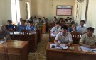 Đảng ủy, UBND xã Trung Xuân tổ chức Hội nghị giao ban tháng 5 và tổng kết công tác phòng, chống thiên tai năm 2017